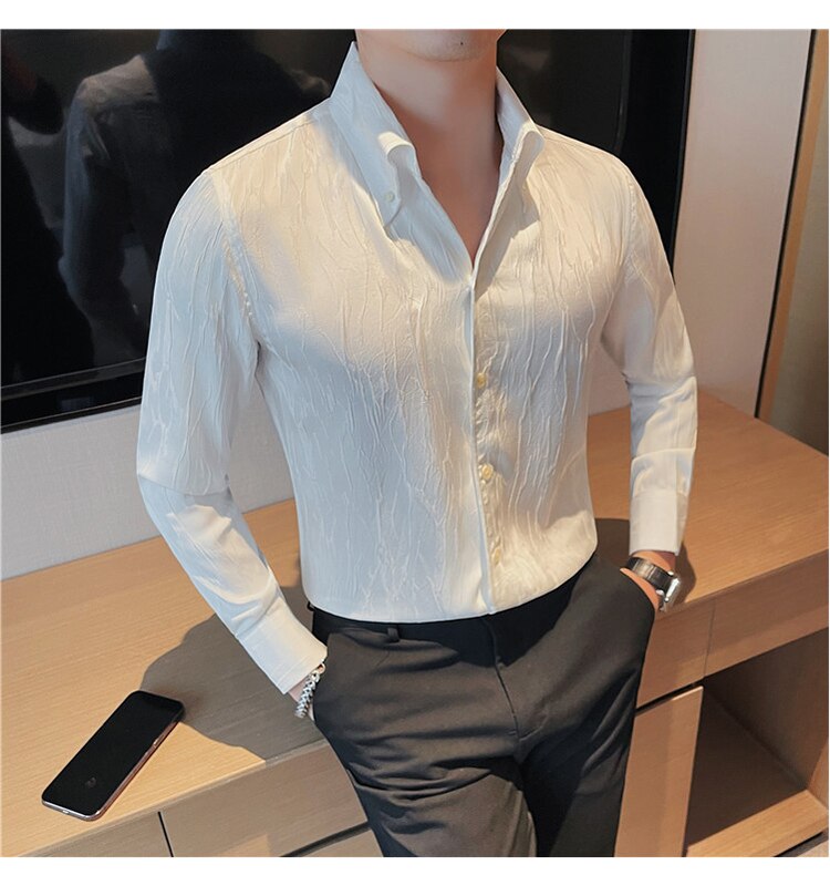 Premium LUXE Long Sleeve Shirt for Men & Women | Soft Comfortable Button Down Shirt | Perfect for Office, Casual Wear & Date Night Outfits