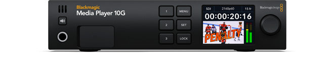 Blackmagic Media Player 10G - Professional 4K Video Streaming Device for Live Events & Broadcast Studios | HDMI & SDI Output | Ultra HD Playback