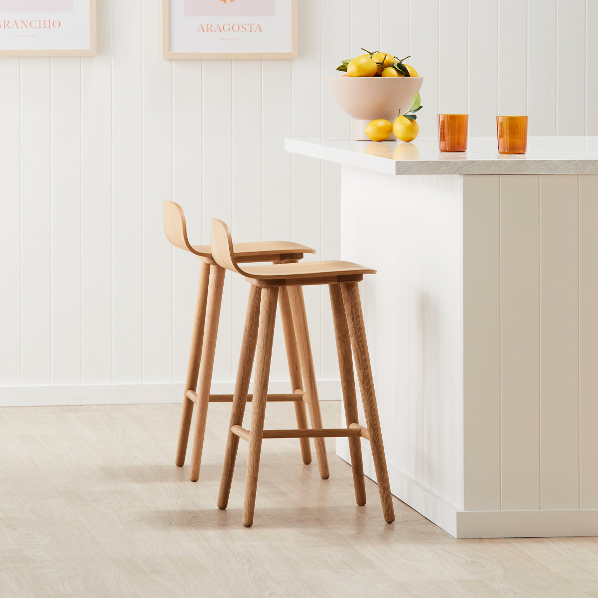 Premium Capa Timber Bar Stool - 24