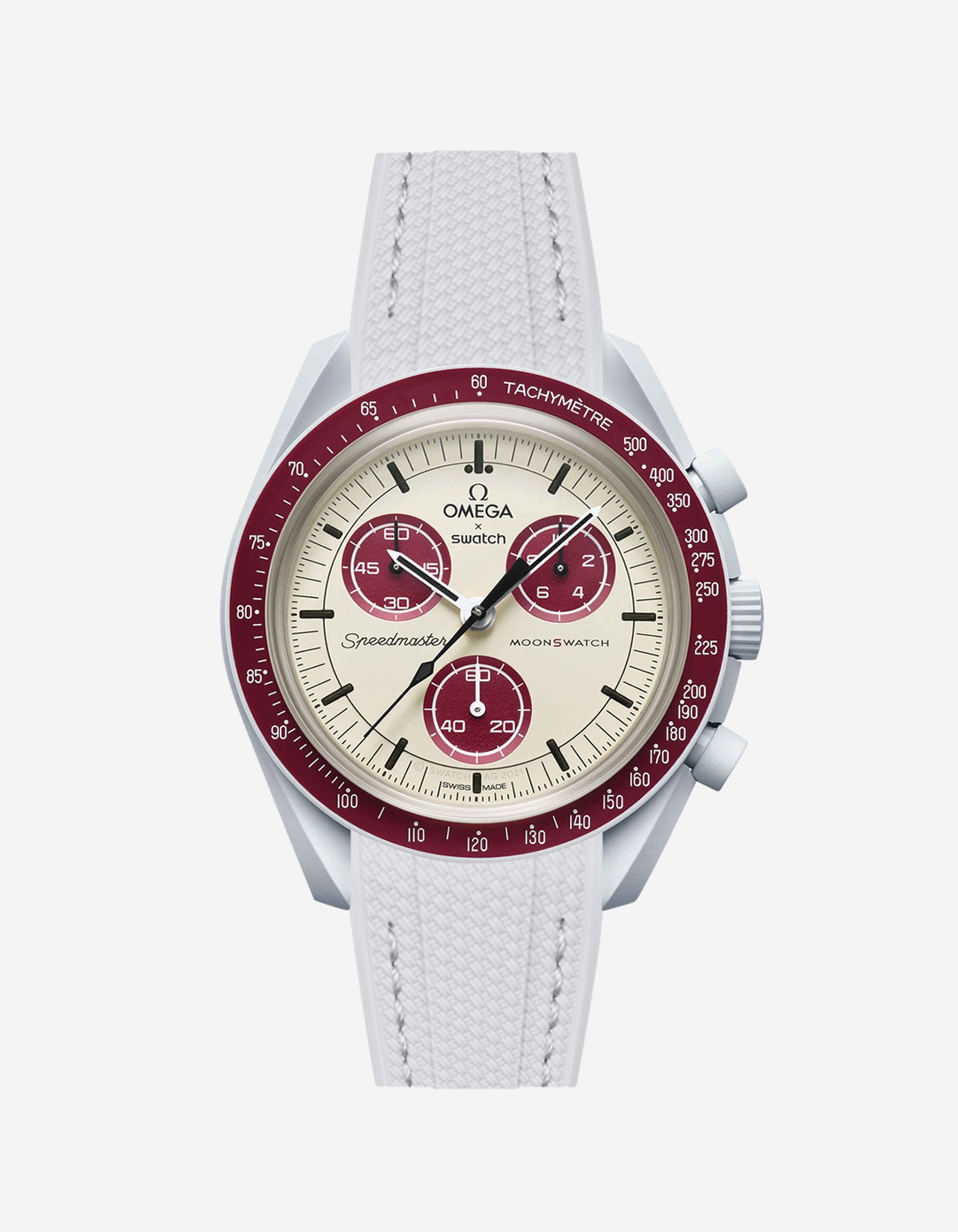 Omega X Swatch MoonSwatch Mission to Pluto Replacement Rubber Watch Band - Durable & Comfortable Strap for Space-Themed Watches | Perfect for Daily Wear, Sports & Outdoor Activities