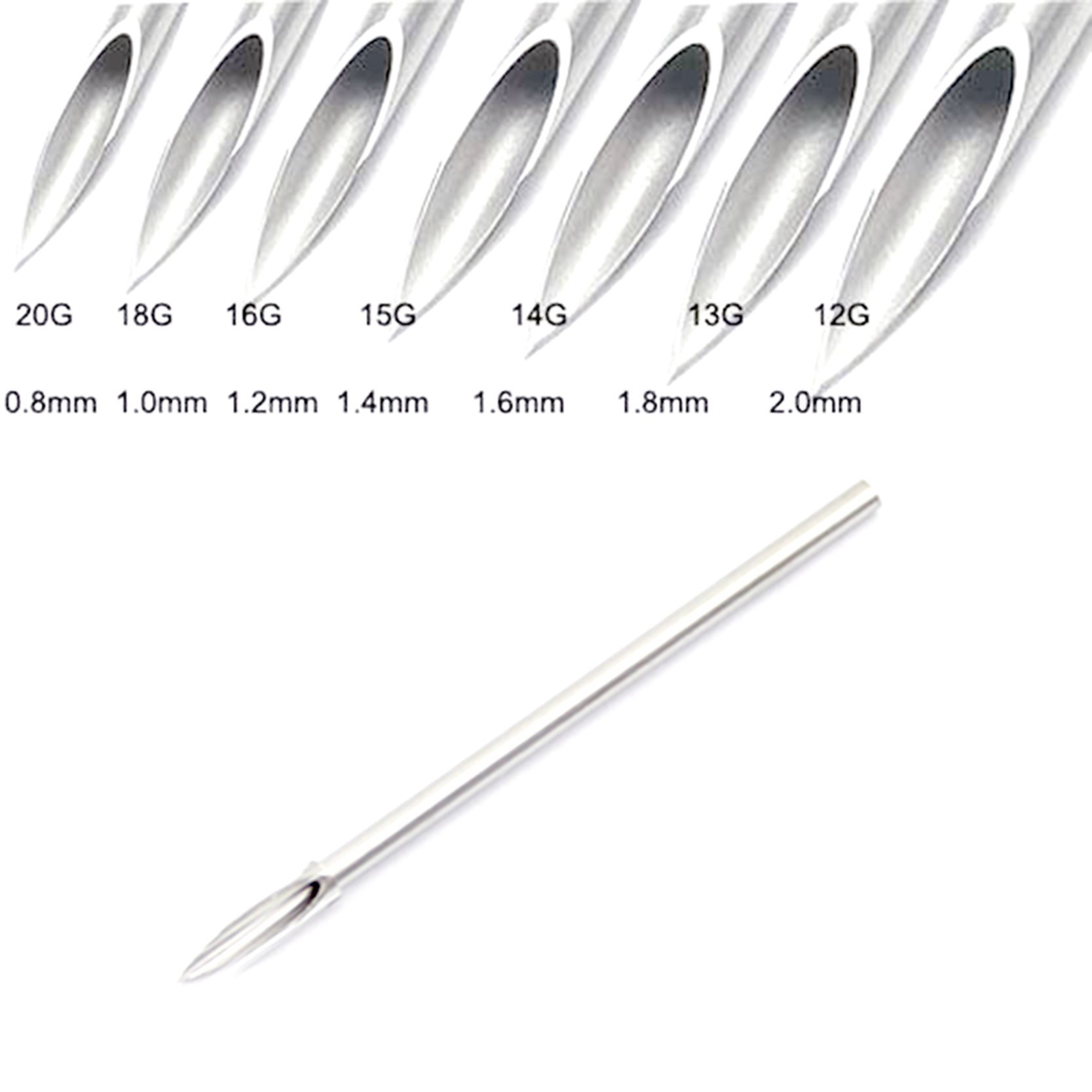 Disposable Stack Liner Tattoo Needles 25 Pack - Professional Body Piercing Supplies for Tattoo Artists | Perfect for Liner Work & Fine Detailing