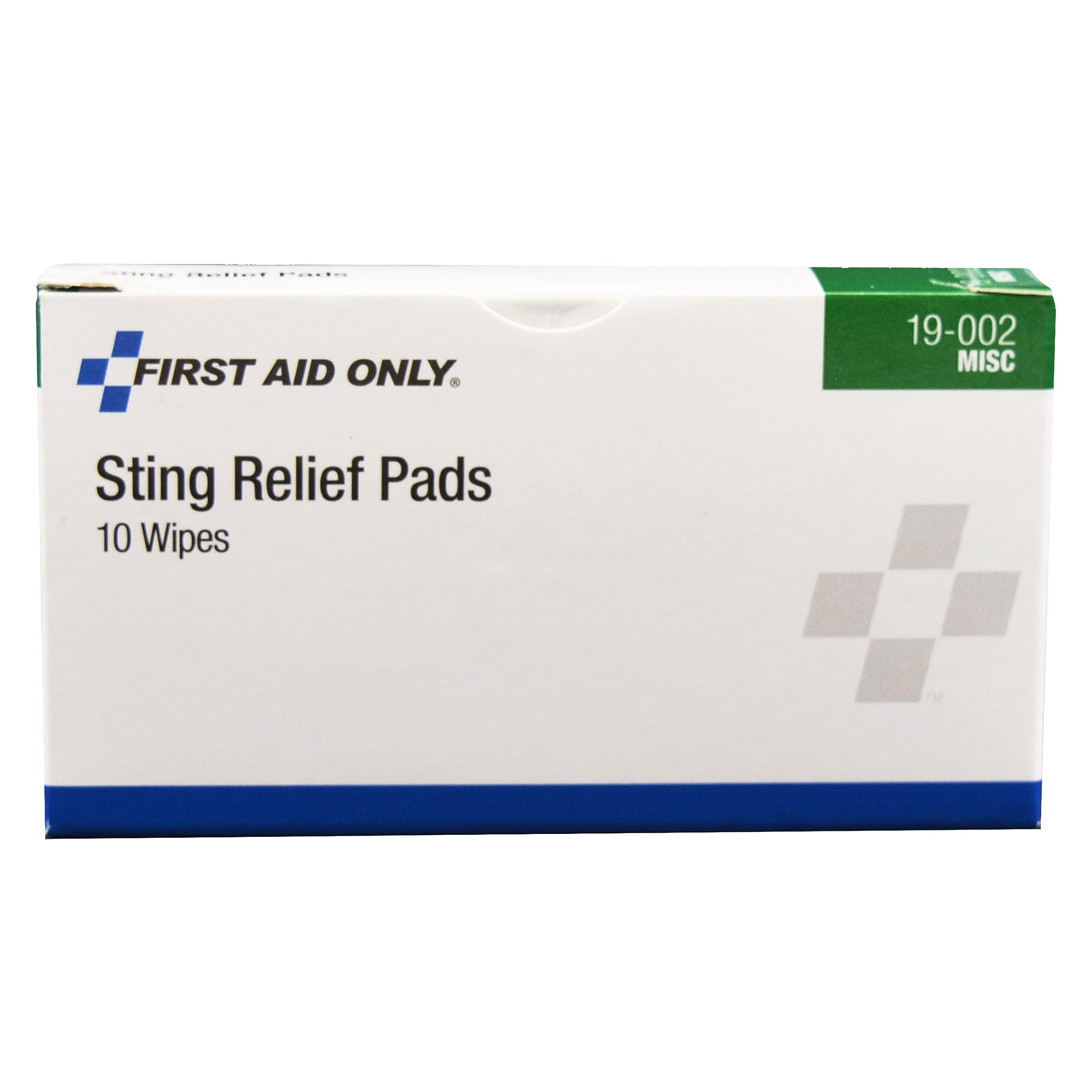 Sting Relief Pads for Bug Bites & Insect Stings - Soothing First Aid Treatment (10 Count Box) - Perfect for Outdoor Activities, Camping & Hiking
