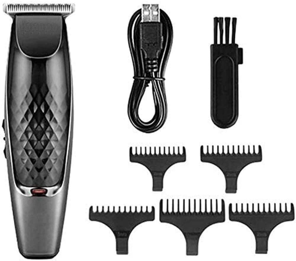Professional Cordless Hair Clippers for Men - Rechargeable Hair Trimmer & Clipper Kit for Home Barber Styling, Adult Haircut Machine with Precision Blades for Fades, Buzz Cuts & Beard Trimming (Perfect for DIY Grooming & Salon-Quality Haircuts at Home)