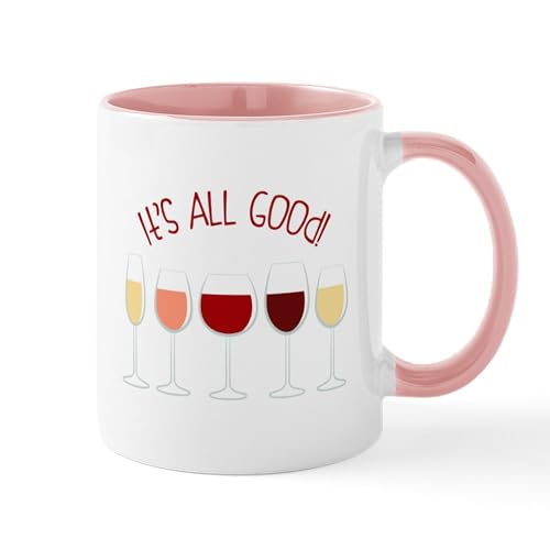 White/Pink Inside - All Good Wine Mugs