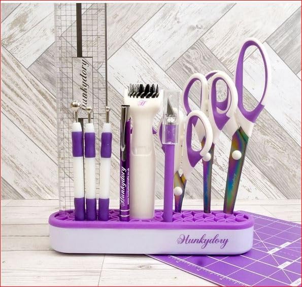 Premium Desktop Tool Organizer for DIY & Crafting - Wooden Desk Organizer with Multiple Compartments - Perfect for Office, Workshop & Home Organization