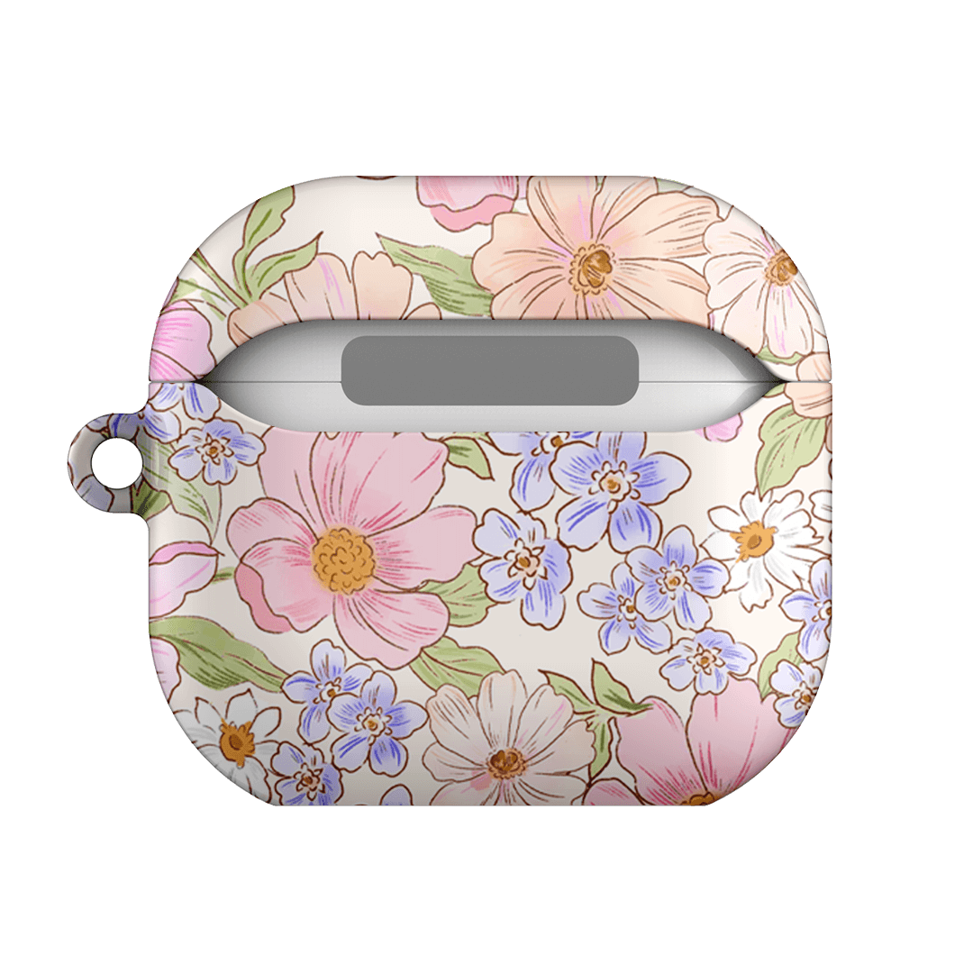 Lillia Flower AirPods Case Cover - Cute Floral Design Protective Case for Apple AirPods 1/2/3 Pro - Perfect Gift for Women Girls, Ideal for Daily Use, Travel & Work Accessories