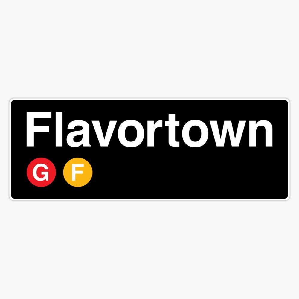 Flavortown Vinyl Sticker - Waterproof 5