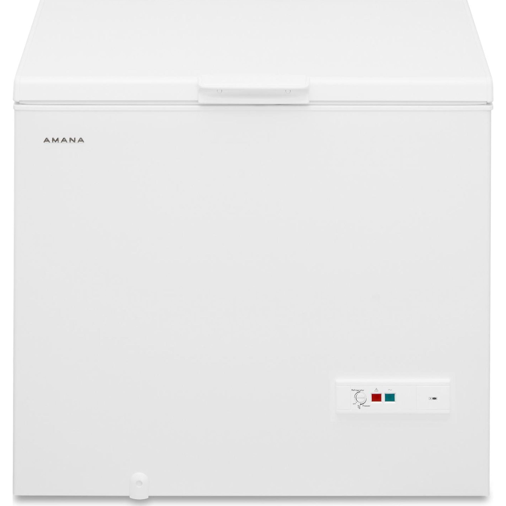Amana AQC0902LW 9 Cubic Feet Chest Freezer - Energy Efficient White Deep Freezer for Home, Garage & Restaurant Use - Perfect for Frozen Food Storage & Bulk Meal Prep