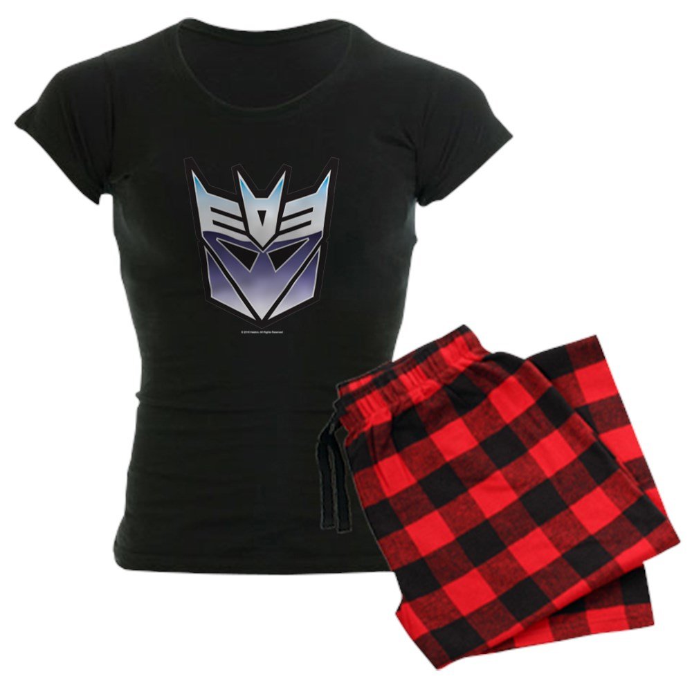 Transformers Decepticon Symbol Women's Pajama Set - Soft & Comfortable Sleepwear for Movie Fans - Perfect for Cosplay, Lounge Wear & Gift Giving