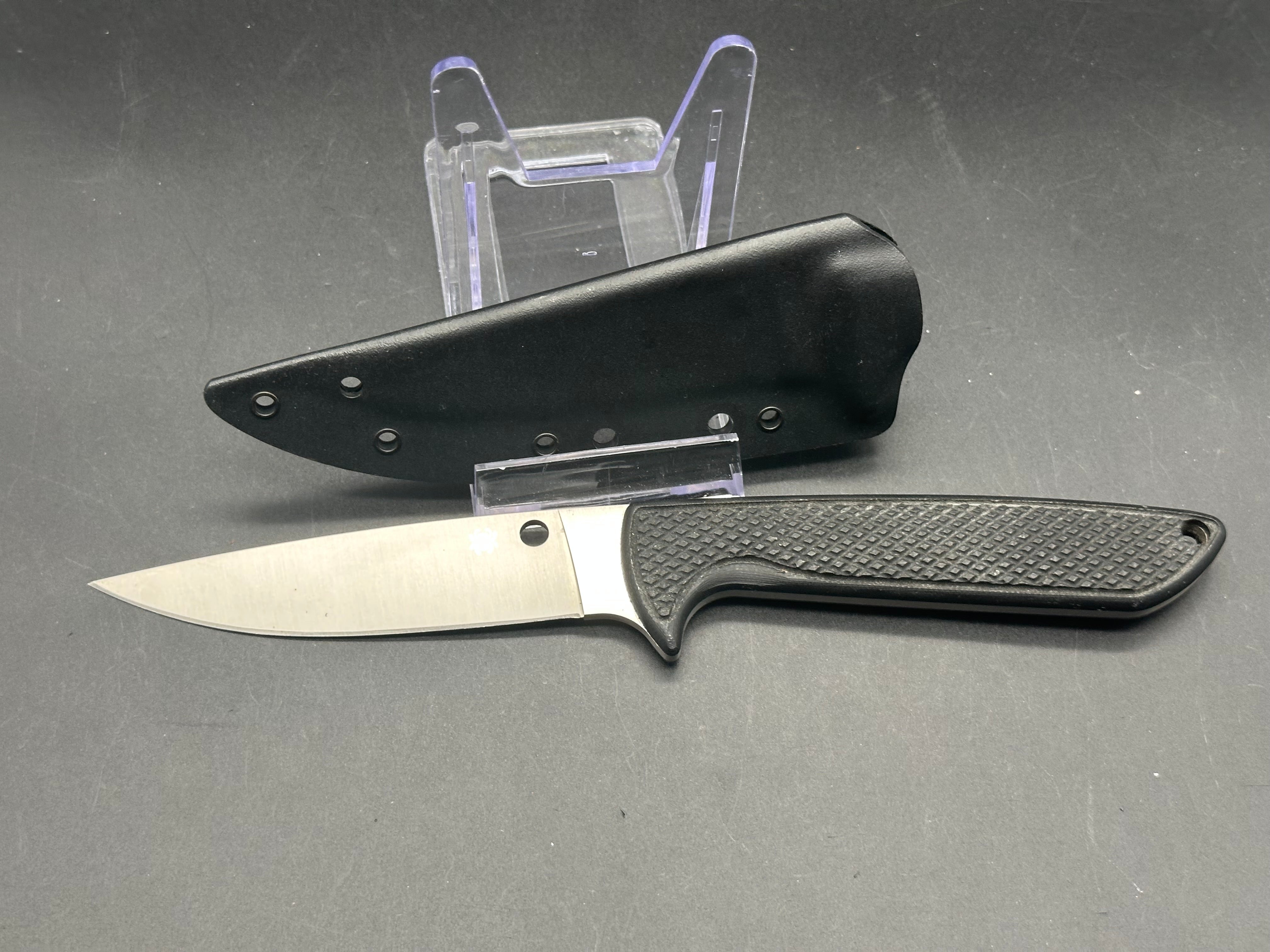 Spyderco Waterway Fixed Blade Knife - LC200N Stainless Steel, Corrosion-Resistant, Full Tang - Ideal for Fishing, Hunting, and Outdoor Survival