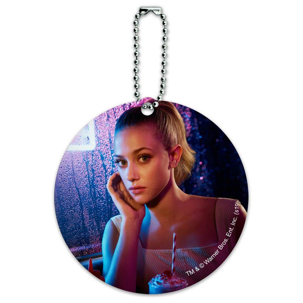 Riverdale Betty Character Round Luggage ID Tag - Durable Suitcase Name Tag for Carry-On Bags - Perfect for Travel Identification & Themed Gifts