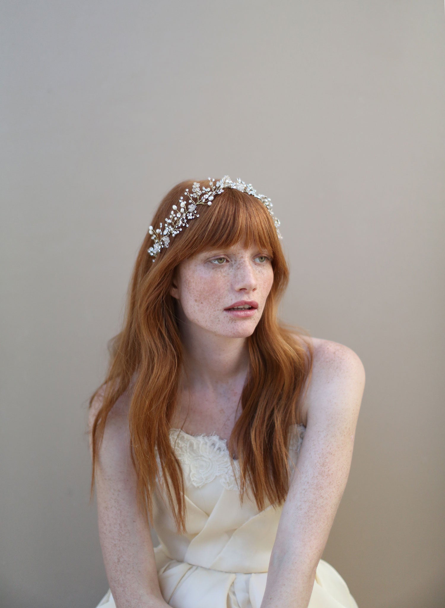 Baby's Breath Crystal Hair Vine - Style #336 | Elegant Bridal Hair Accessory for Weddings, Prom & Special Events