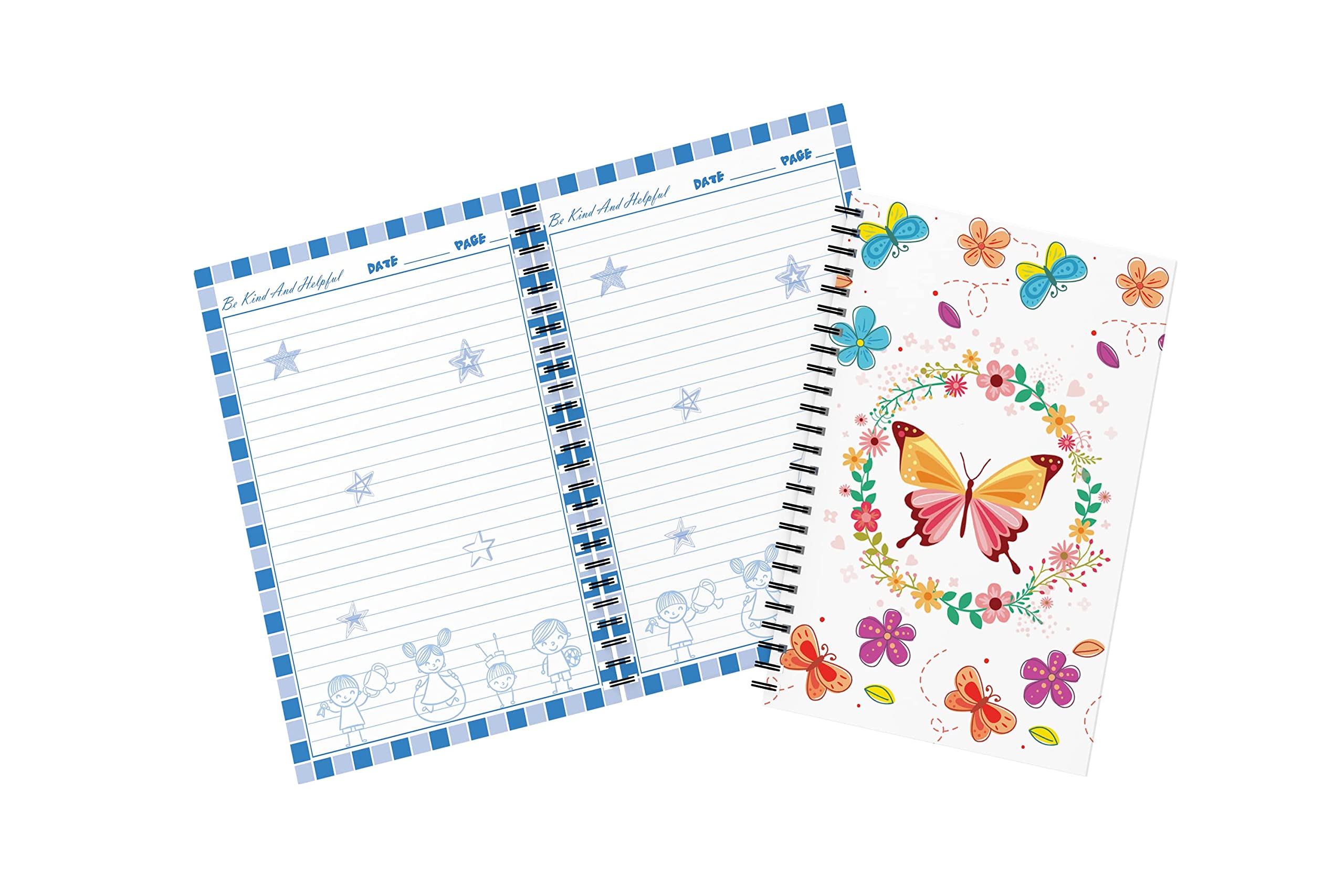 4 in 1 Butterfly Theme Gift Set for Girls - Birthday Party Favors, Return Gifts, Kids Goodie Bags | Cute Butterfly Design Party Supplies for Baby Showers, Easter, Tea Parties & School Events