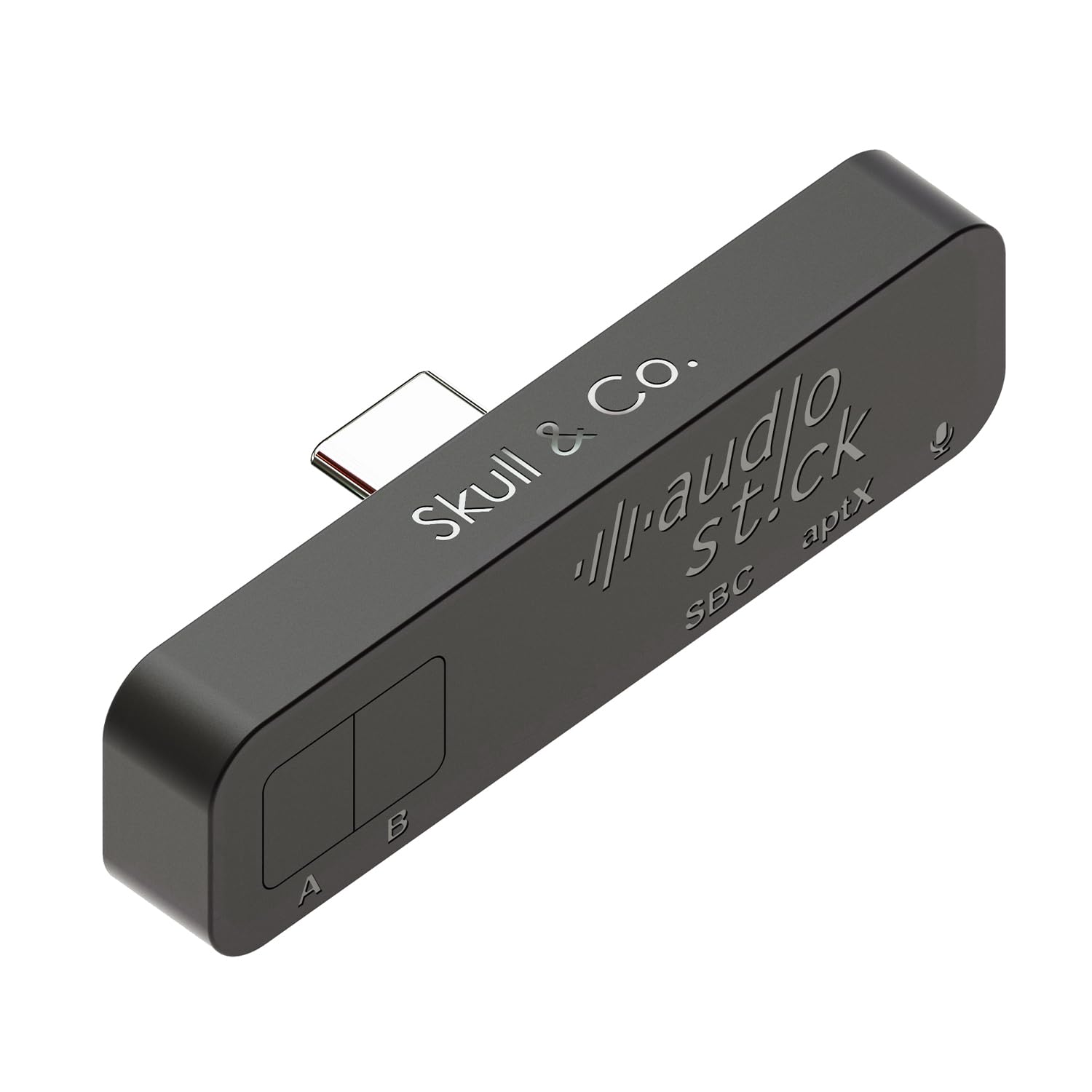 Skull & Co. AudioStick Bluetooth 5.0 Wireless Adapter for PS5, Switch, AirPods - Low Latency Gaming