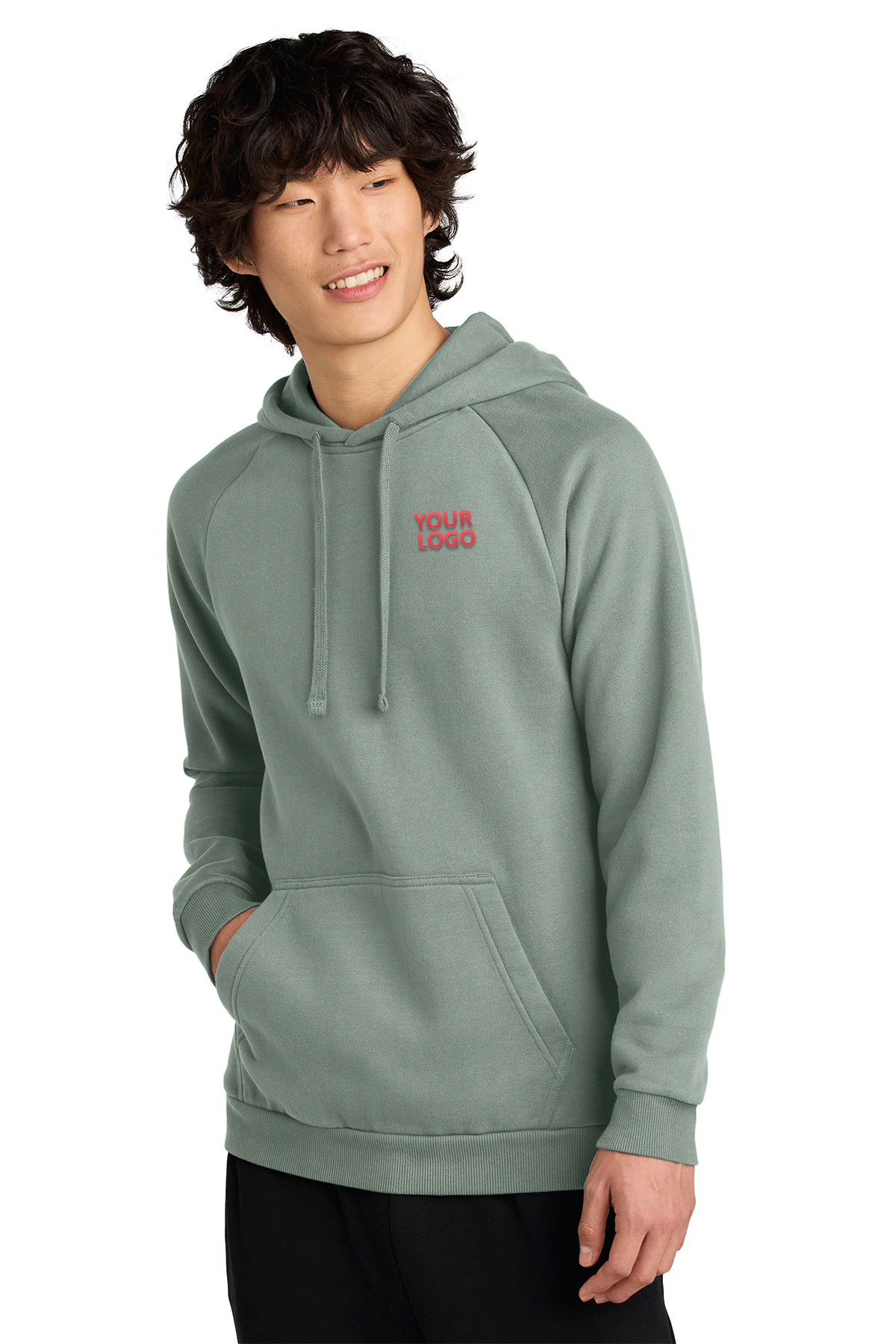 Custom District Cloud Fleece Hoodie - Slate Green | Soft & Cozy Pullover for Men & Women | Perfect for Casual Wear, Outdoor Activities & Loungewear