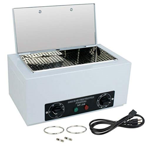 NV-210 Autoclave Sterilizer - High Temperature Pressure Steam Sterilization for Medical, Dental, Tattoo & Beauty Tools (Lab, Clinic, Hospital Use)