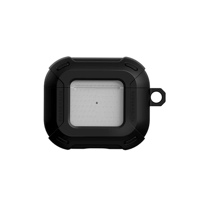PATCHWORKS AirPods 3rd Generation Case (2021) - Solid Black - Protective Cover for AirPods 3 - Perfect for Travel, Work, and Everyday Use
