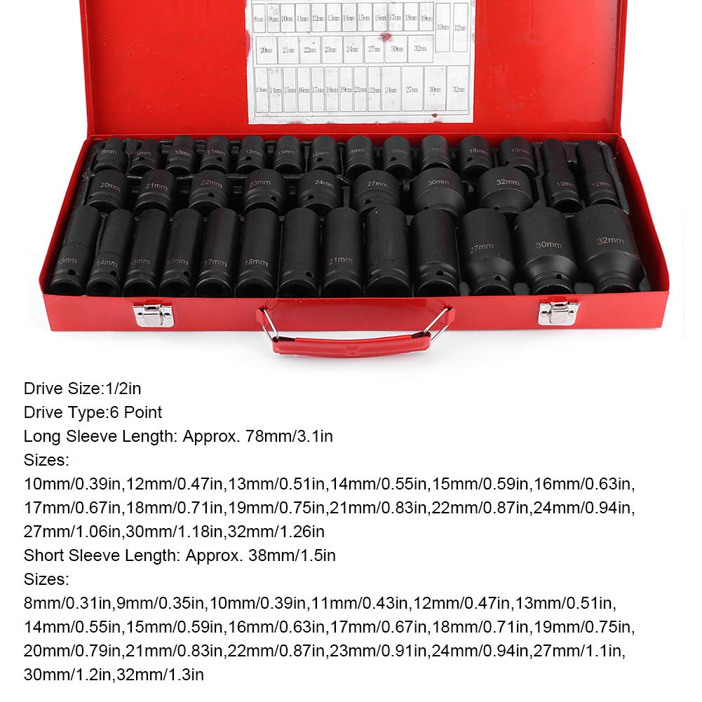 35-Piece 1/2