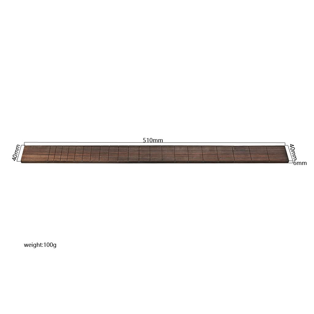 21-Fret Maple Guitar Fretboard for 3-String Cigar Box Guitar Replacement (Rosewood) - Perfect for DIY Guitar Building & Repair Projects