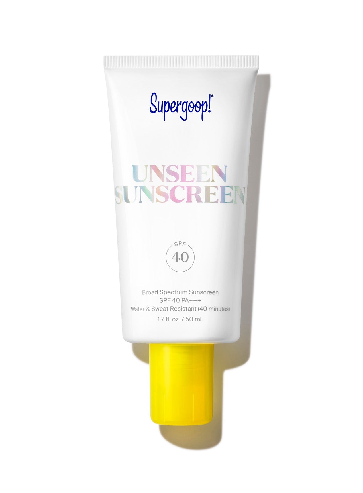 Supergoop! Unseen Sunscreen SPF 40 - Oil-Free, Weightless, Broad Spectrum Face Sunscreen for Daily Wear - Perfect for Outdoor Activities & Makeup Primer