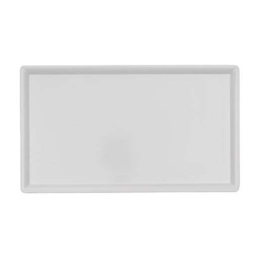 Arcata 922363 White Melamine Rectangular Platter 17 x 9 7/8 Inches - Durable Serving Tray for Parties, BBQs & Entertaining