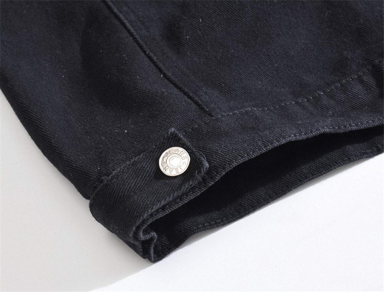 Men's Punk Rock Denim Vest with Rivet Details - Black Raw Edge Waistcoat Jacket for Casual Wear, Music Festivals & Street Style