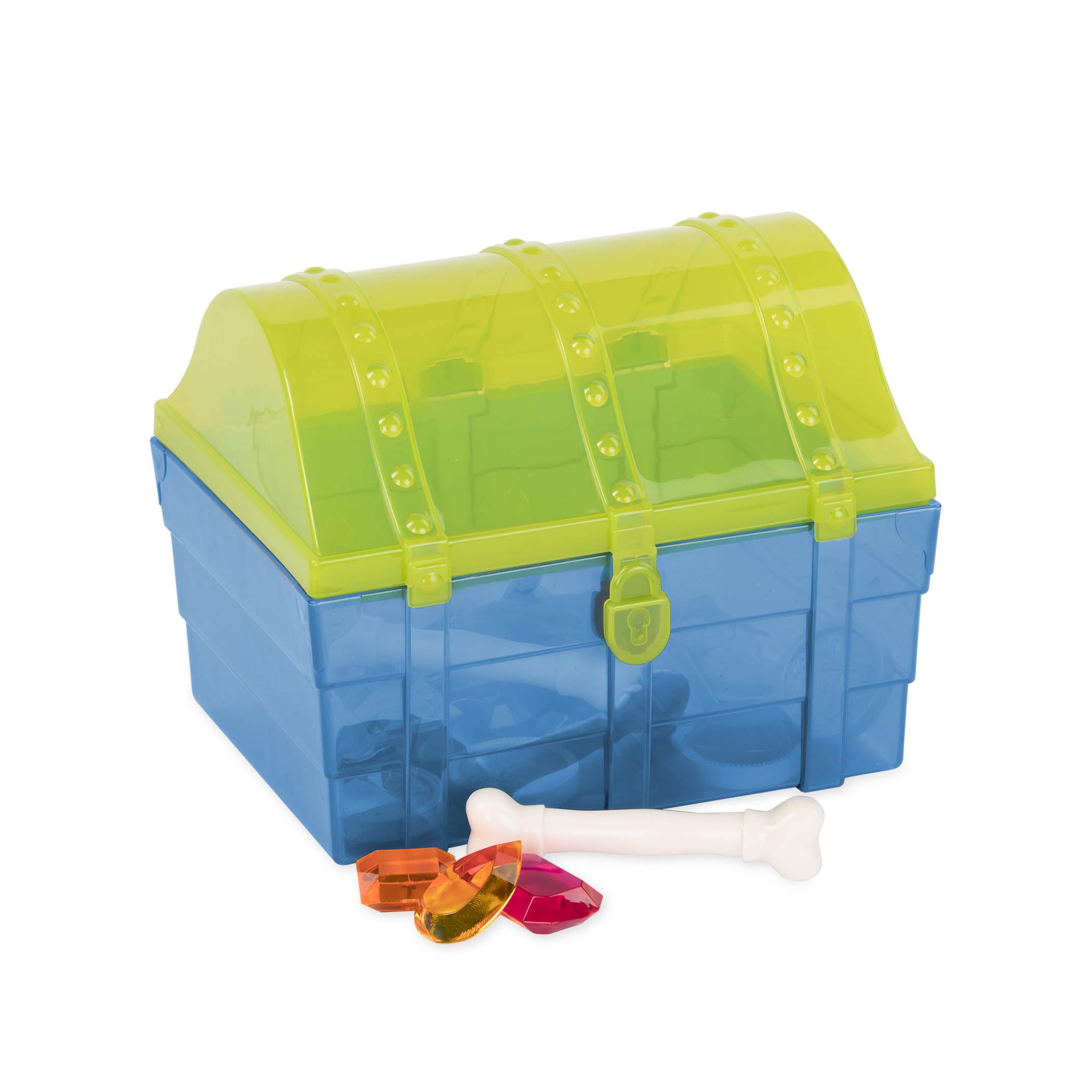 Battat Pirate Treasure Chest Diving Game for Kids - 28 Pc Underwater Pool Toys Set for Ages 8+ - Perfect for Summer Beach, Pool Parties & Backyard Water Play