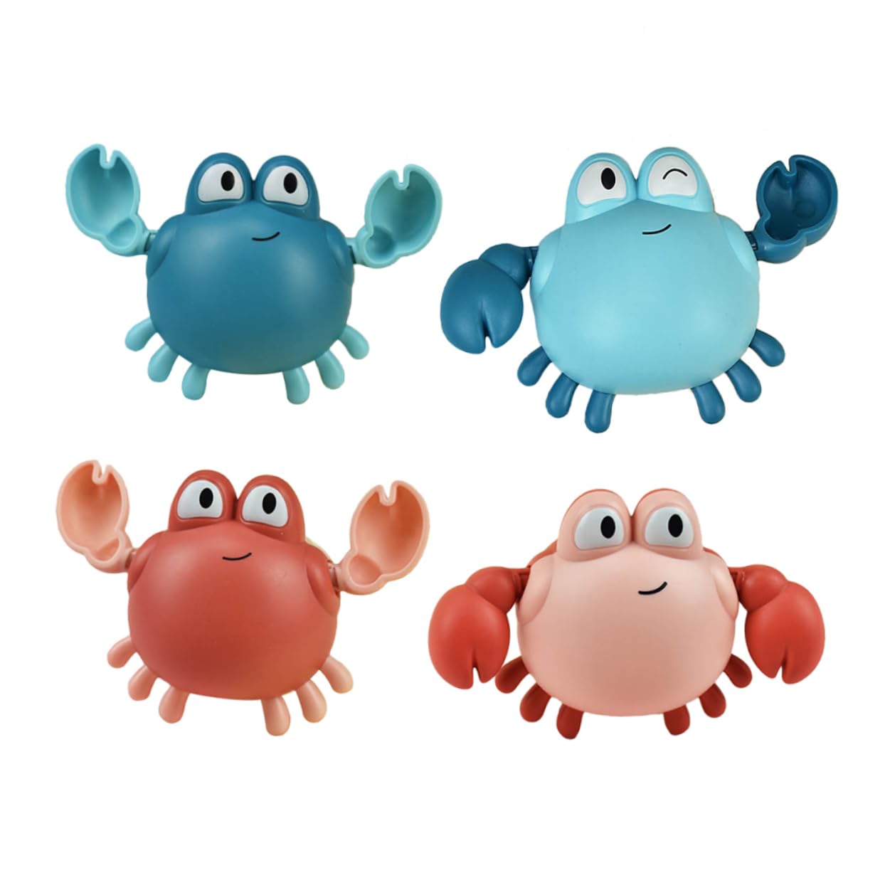 UPKOCH 4 Pack Wind Up Swimming Bath Toys - Cute Floating Animal Bath Toys for Kids, Waterproof Bathtub Toys for Toddlers & Babies - Fun Bath Time & Pool Playtime Accessories