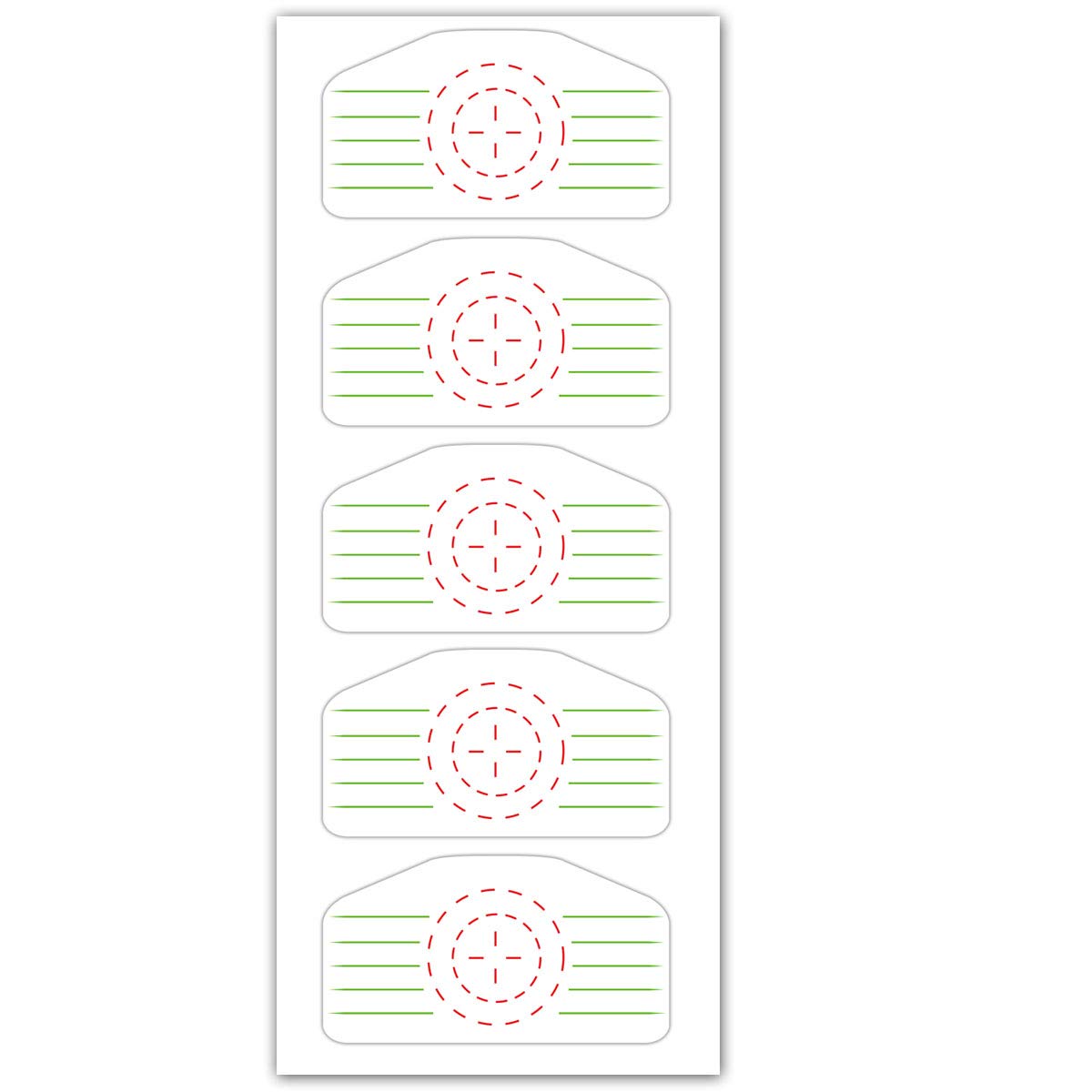 210 Pcs Golf Impact Tape Labels - Swing Training Stickers for Irons, Putters & Woods | Improve Golf Swing Accuracy | Perfect for Driving Range & Practice Sessions
