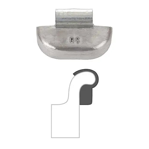 AA RC Uncoated Clip-On Lead Wheel Weights for RC Cars - Perfect for Balancing Tires on Remote Control Vehicles