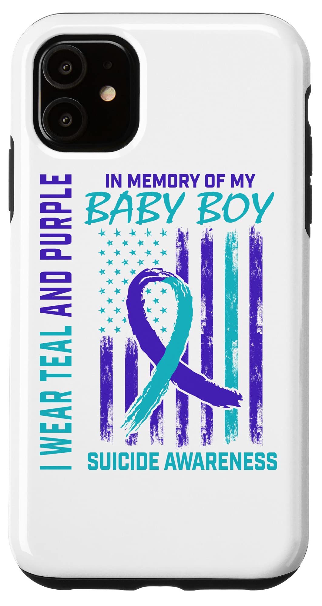 iPhone 11 Case - Memorial Gift for Baby Boy Loss, Suicide Awareness Support - Durable Protective Cover for Everyday Use & Special Occasions