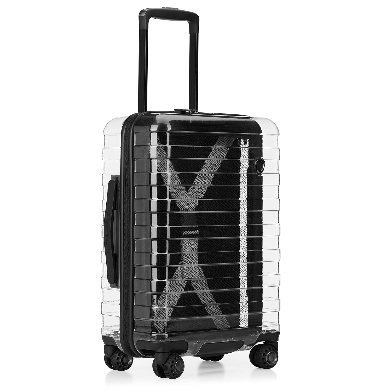 Millennial Transparent Carry On Luggage - Clear TSA Approved Travel Suitcase for Airplane, Perfect for Weekend Trips & Business Travel