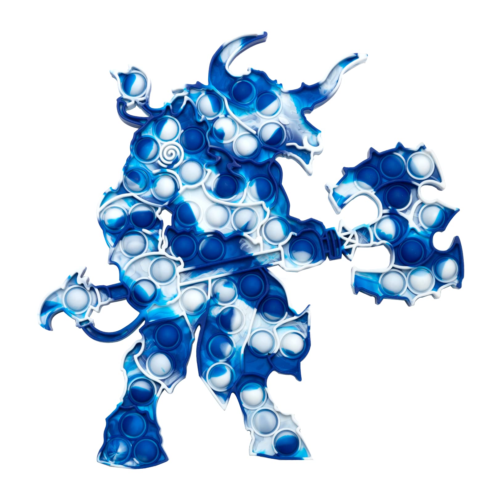 Big Minotaur Pop Popits Halloween Fidget Toy - Bubble Popper Sensory Toy for ADHD & Early Education, Stress Relief for Kids & Boys - Perfect for Halloween Parties, Classroom Rewards, and Anxiety Relief