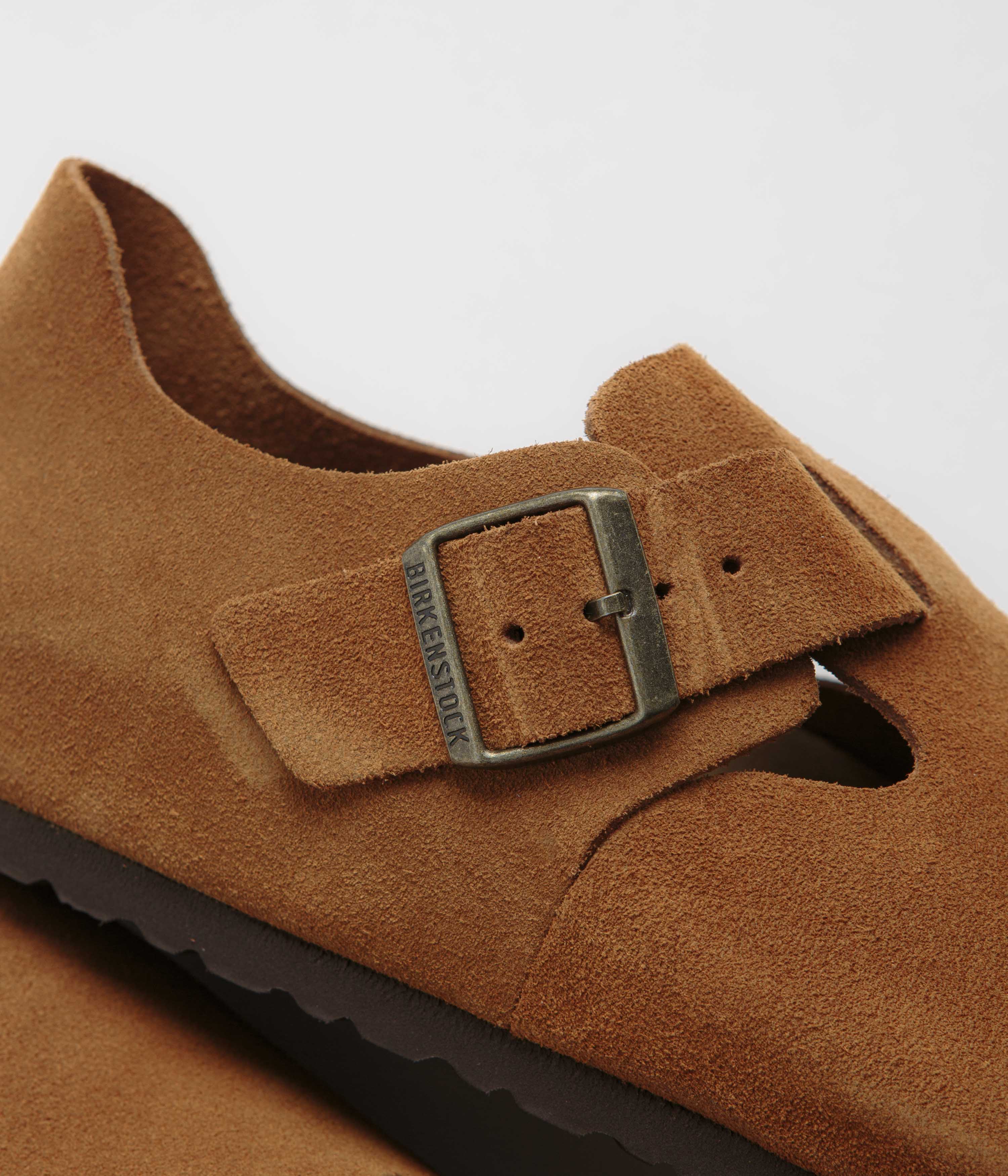 Birkenstock London Shoes for Men & Women - Comfortable Mink Suede Sandals | Perfect for Casual Wear, Walking & Travel