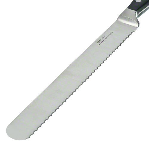 Update International KGE-06 10-Inch Forged Bread Knife - Professional Stainless Steel Serrated Blade for Slicing Bread, Cakes & Pastries - Perfect for Bakeries, Restaurants & Home Kitchens