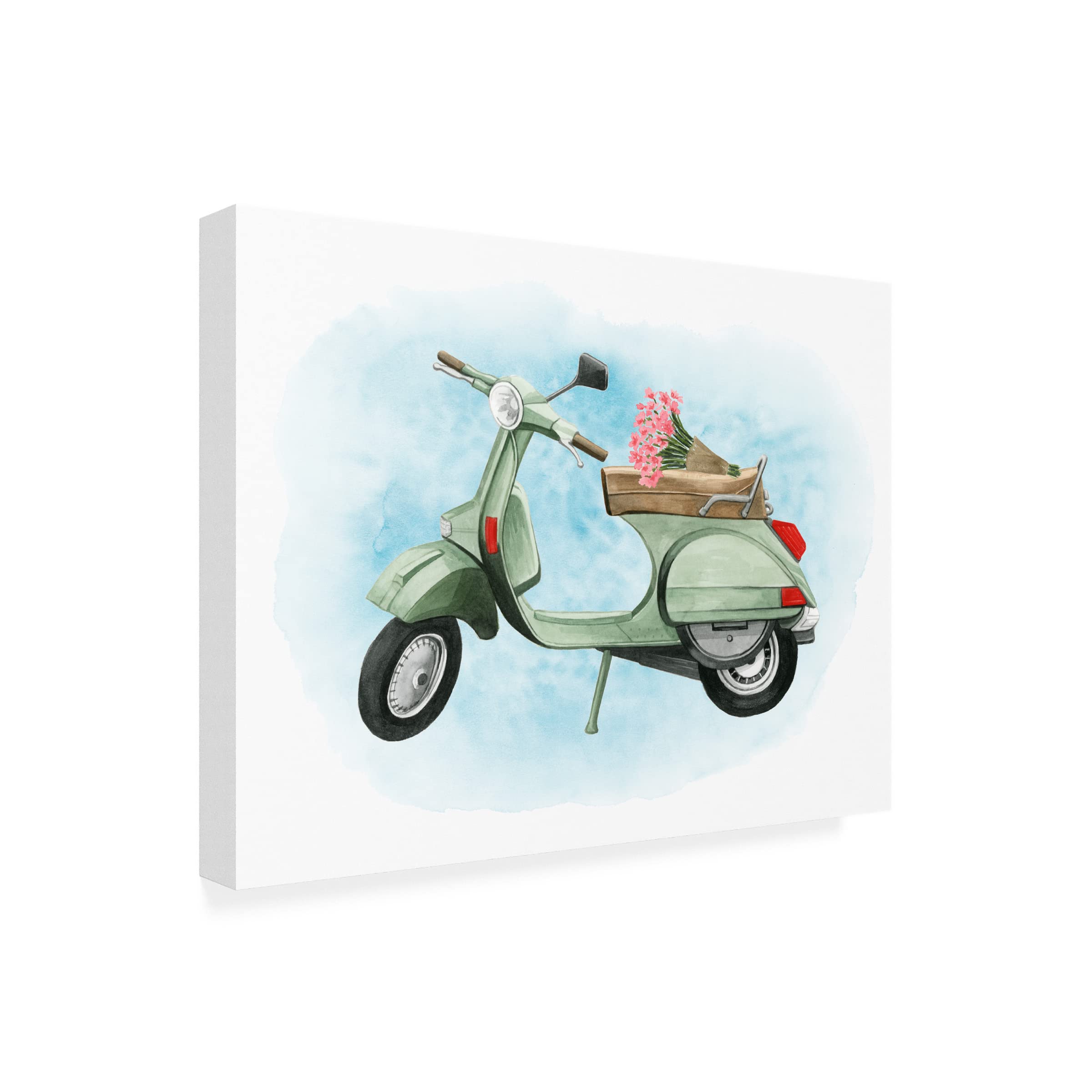 Grace Popp Venice Voyage II Canvas Wall Art Print - Handmade Modern Home Decor for Living Room, Bedroom & Office - Premium Framed Painting for Coastal & Nautical Themed Interiors