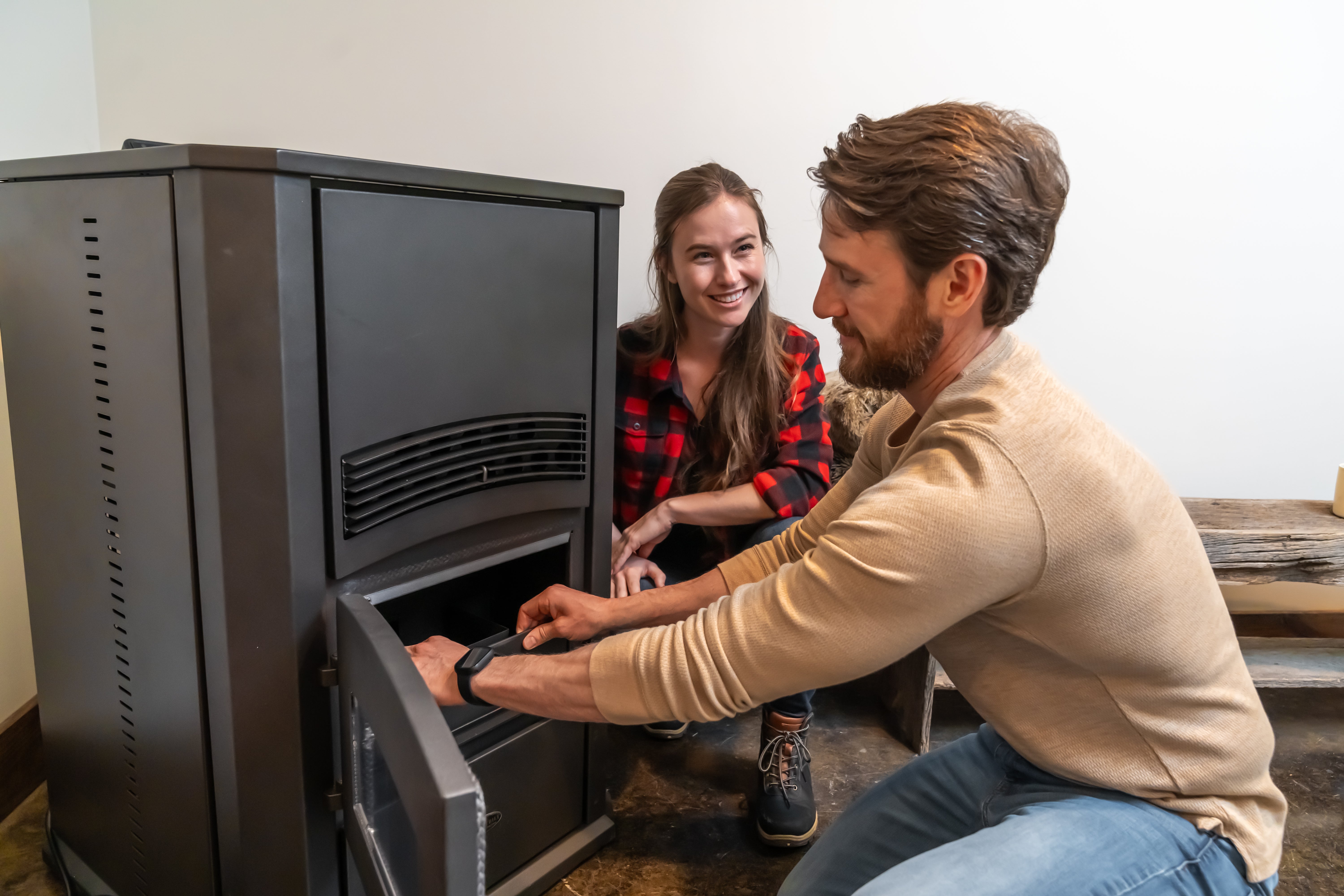 ComfortBilt HP42 Pellet Stove - 87.5% Efficiency, 120LB Hopper | Most Efficient American Pellet Stove for Home Heating & Energy Savings