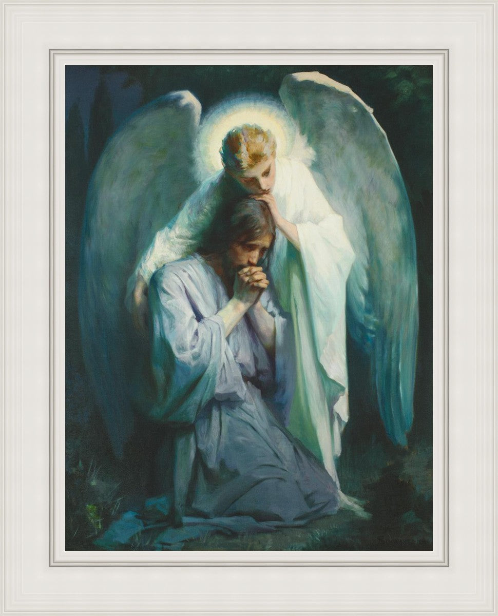 Agony in the Garden - Religious Art Print - Biblical Wall Decor for Home, Church & Office - Jesus Christ Prayer Scene - Christian Gift Idea
