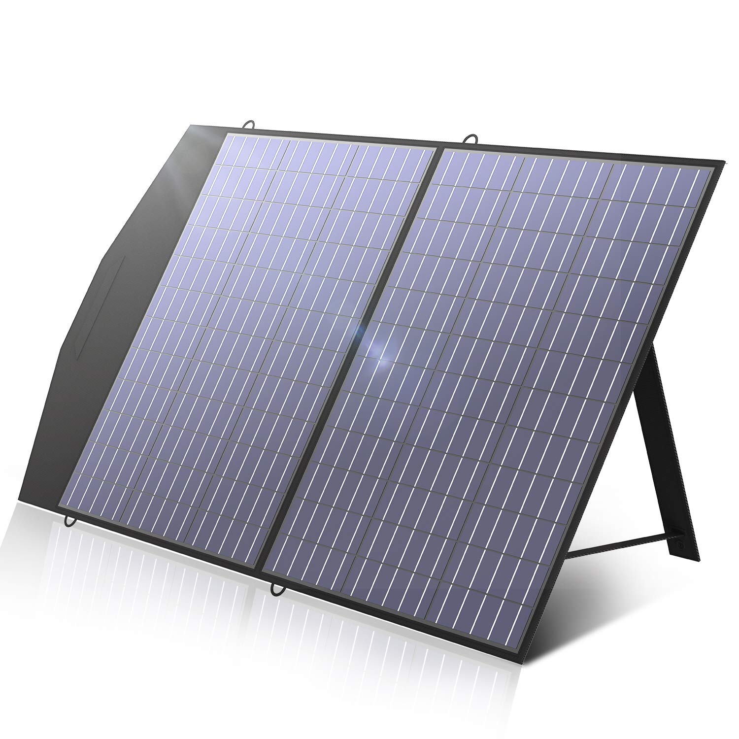 ALLPOWERS 100W Foldable Solar Panel - Portable Solar Charger Kit for Power Stations, Generators, Camping, RV, Laptops | Outdoor Solar Power for Camping, Hiking, Emergency Backup & Off-Grid Living