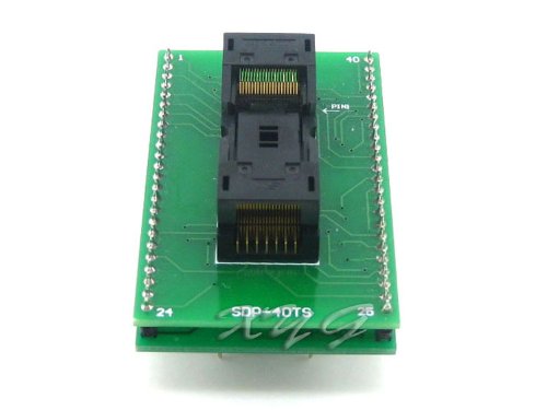 Wells TSOP40 to DIP40 IC Socket Adapter - 18.4mm Width, 0.5mm Pitch (PN 648-0402211-A01) - Perfect for Microcontroller Prototyping & PCB Testing