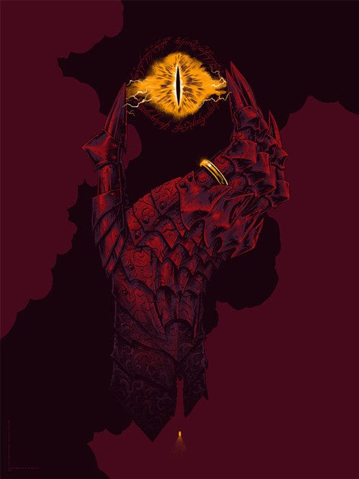The Lord of Rings Hand of Sauron Replica - Premium Collectible Statue for LOTR Fans | Perfect for Home Decor, Movie Memorabilia Displays & Fantasy Gift Ideas