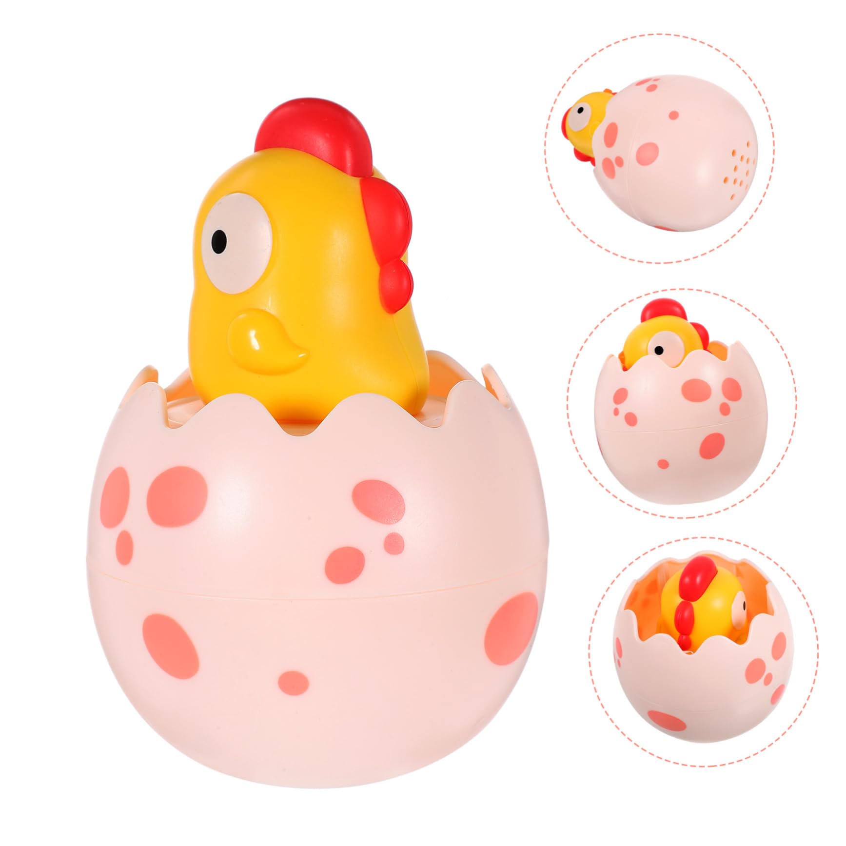 NESTINGHO Shower Toys for Toddlers - Yellow Plastic Bath Toys for Girls & Boys - Fun Water Play Toys for Kids in Bathtub, Pool & Outdoor Activities