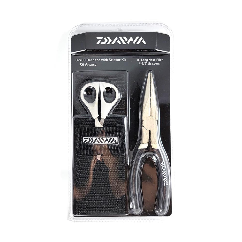 Daiwa Deckhand Tool Kit - Professional Fishing Gear for Saltwater & Freshwater Anglers - Perfect for Boat, Pier, and Shore Fishing