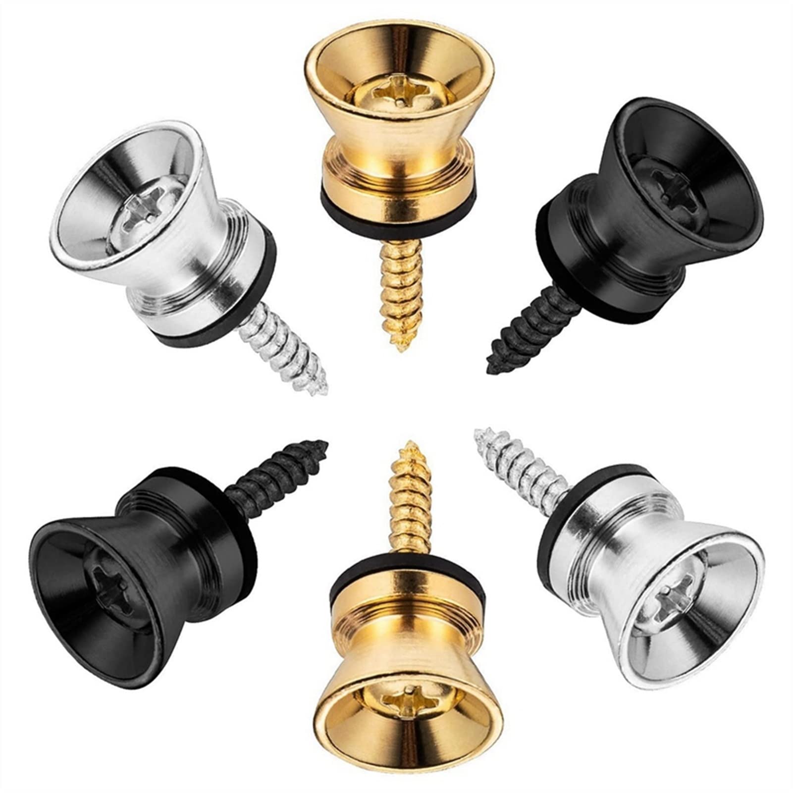 Premium Electric Guitar Tremolo Bridge System - Double Locking Edge with Logo & 3-Pair Strap Buttons - Professional Upgrade for Rock, Metal & Stage Performances