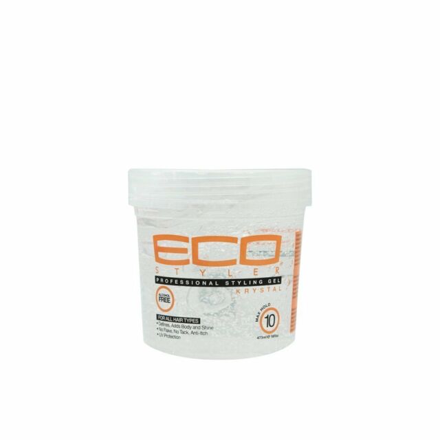 Ecoco Style Gel Clear - 16 oz Hair Styling Gel for Men & Women - Strong Hold, No Flakes, Natural Shine - Perfect for Curly, Wavy, Straight Hair - Salon Quality Styling at Home