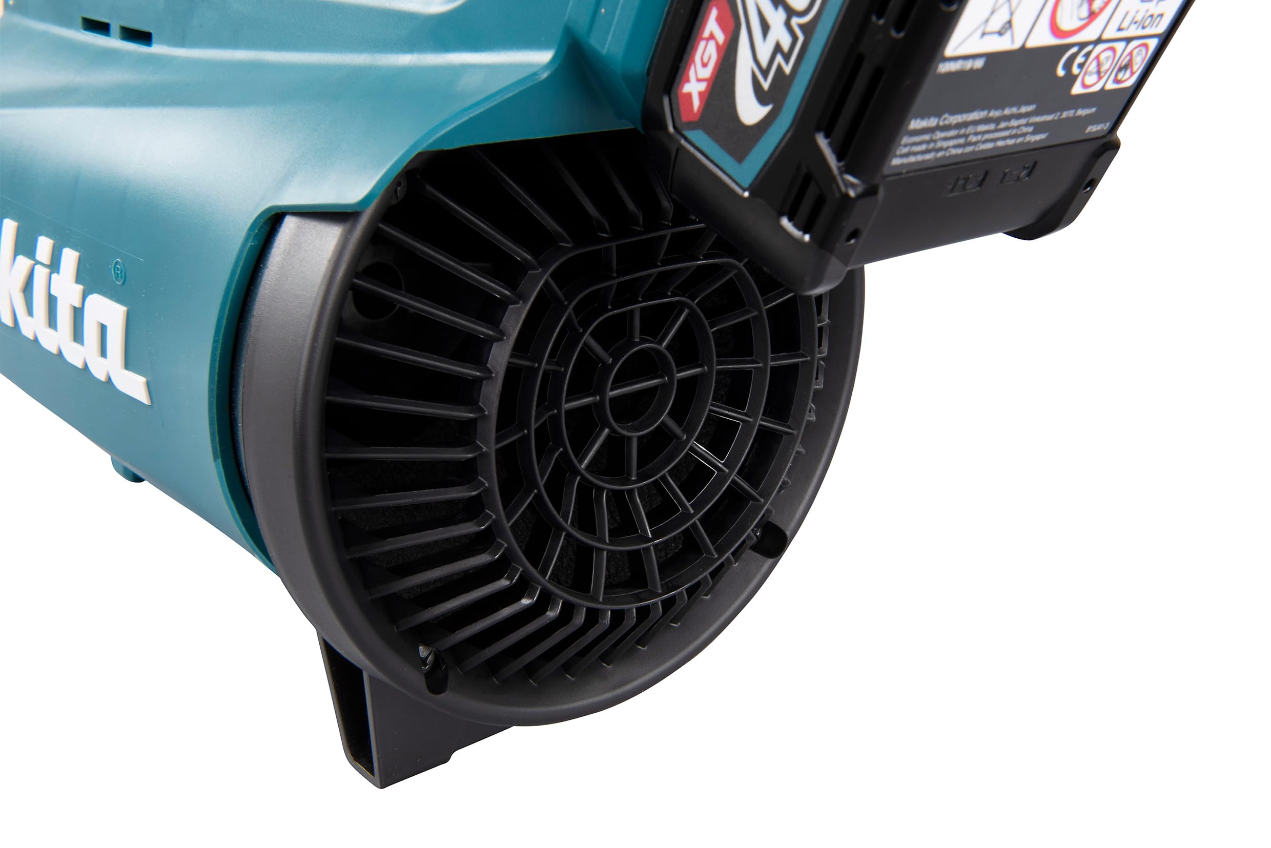 Makita UB001GZ 40V Max XGT Brushless Cordless Leaf Blower - Battery & Charger Not Included (Blue) - Perfect for Yard Cleanup, Driveway Clearing & Outdoor Maintenance