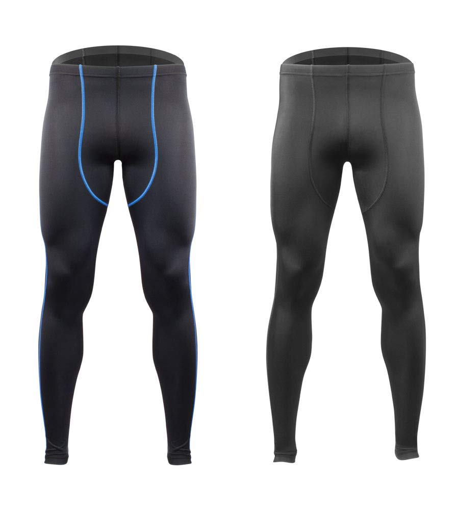 Men's Triumph High Performance Compression Workout Tights - Moisture Wicking Spandex Gym Leggings for Running & Training - Made in USA - Perfect for CrossFit, Yoga & Fitness Workouts