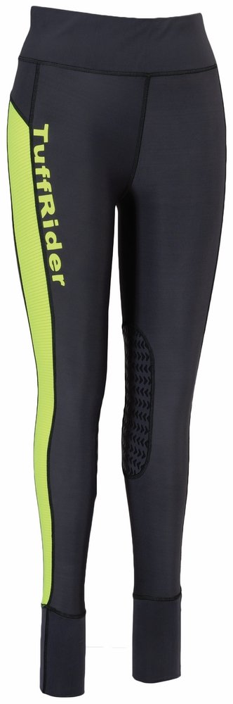 TuffRider Ladies Marathon Full Seat Equestrian Riding Tights - Comfortable & Durable Horseback Riding Pants for Women - Perfect for Dressage, Show Jumping & Trail Riding