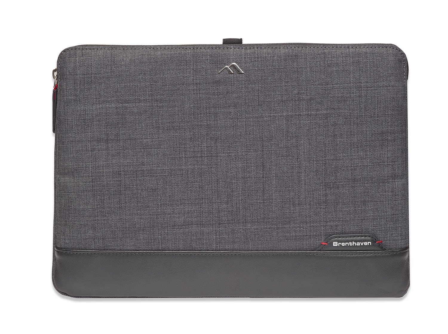 Brenthaven Collins Sleeve for 12 Inch MacBook & Laptop - Durable Zippered Front Pocket, Shockproof Protection for Apple MacBook, iPad, Tablet | Perfect for Business, Office & Travel | Graphite Color