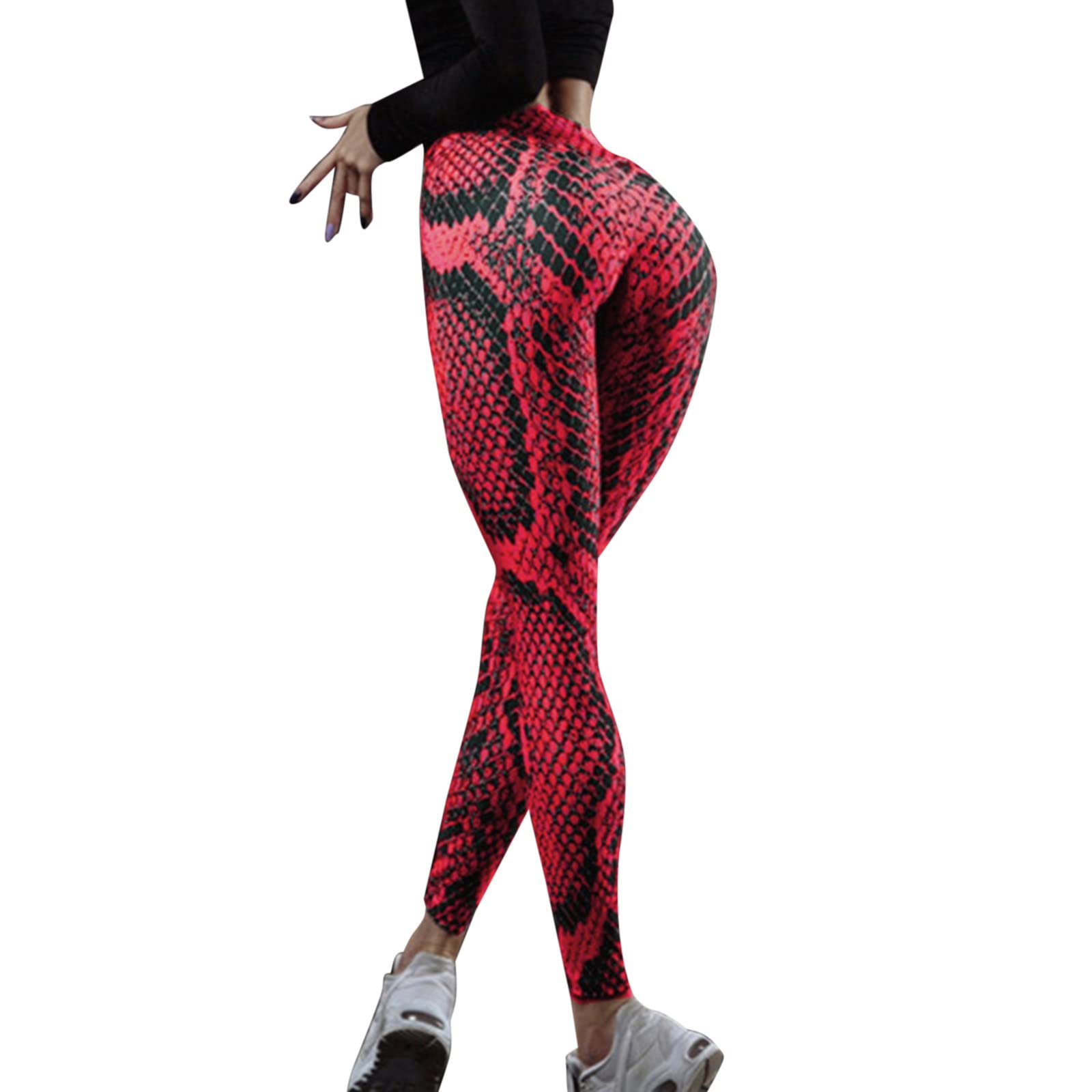 Women's Printed Yoga Pants - High Waist Flare Leggings for Running, Fitness & Workout | Stretchy Athletic Pants for Gym, Yoga & Casual Wear